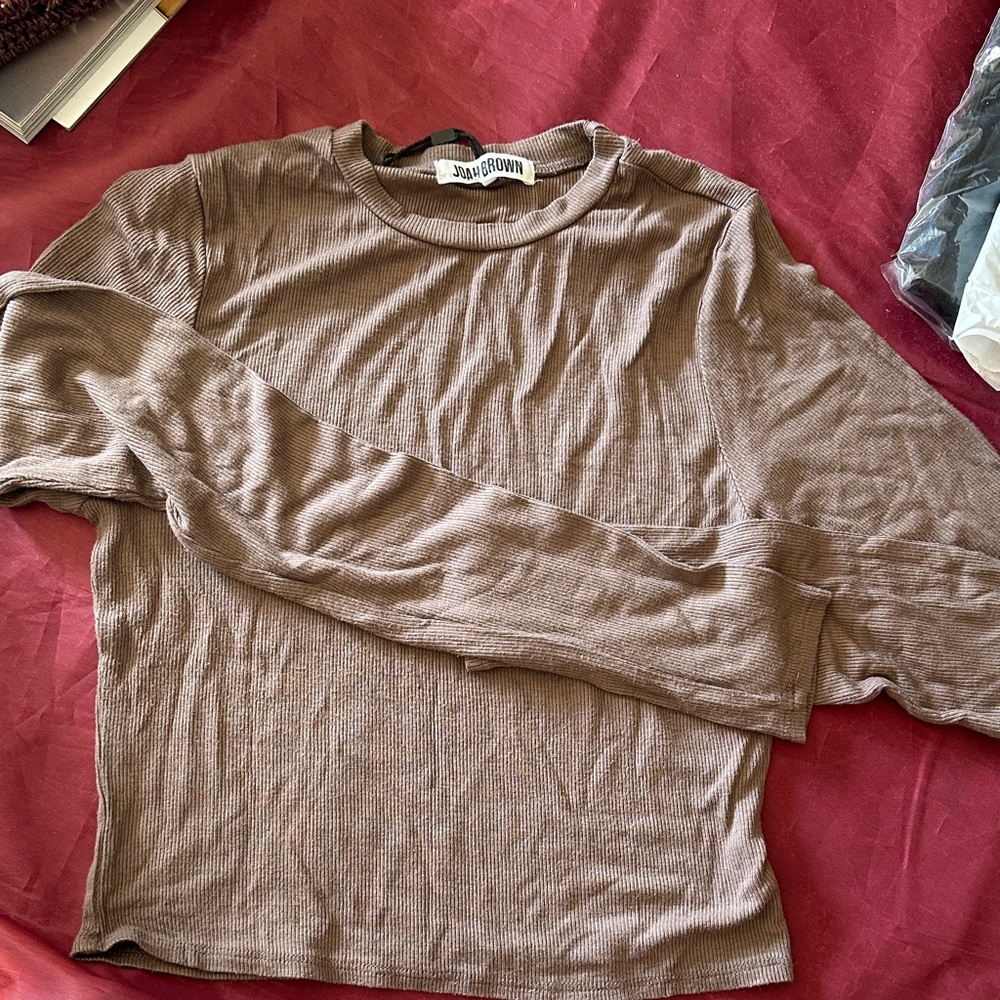 Joah Brown Men's Taupe Crewneck Sweater